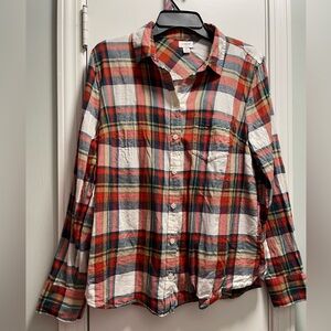 J. Crew Flannel Button Down
